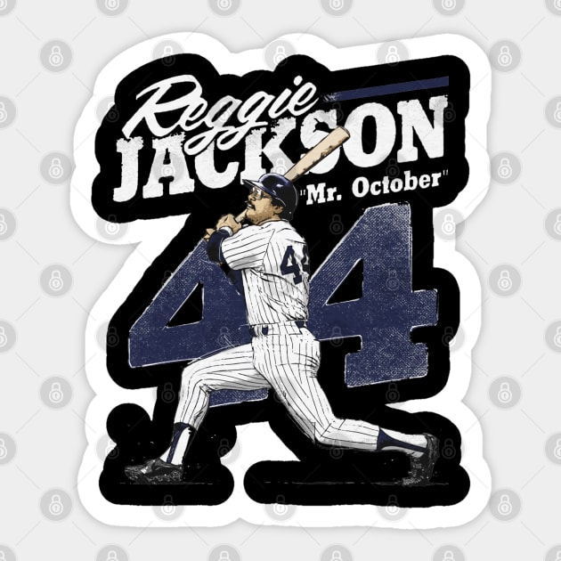 Reggie Jackson New York Y Retro Sticker by ganisfarhan